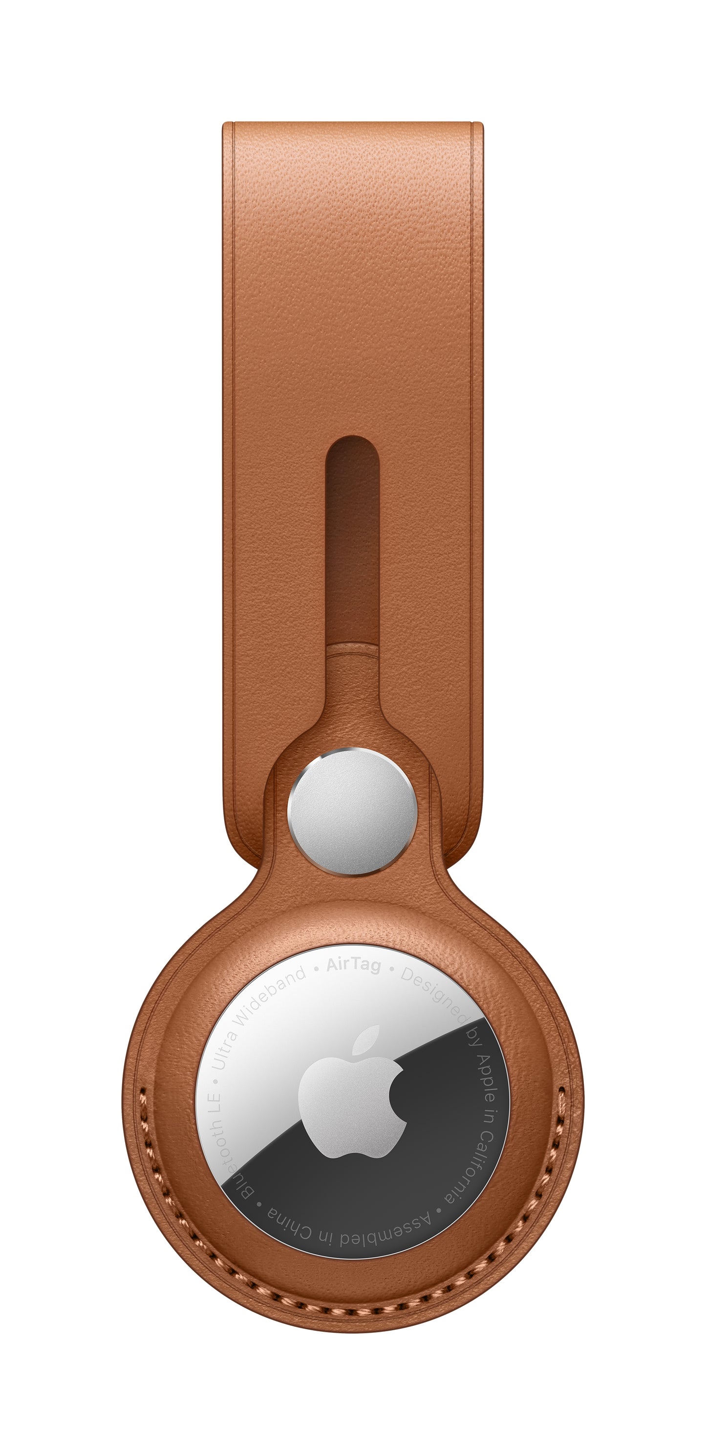 AirTag Leather Loop • Havane