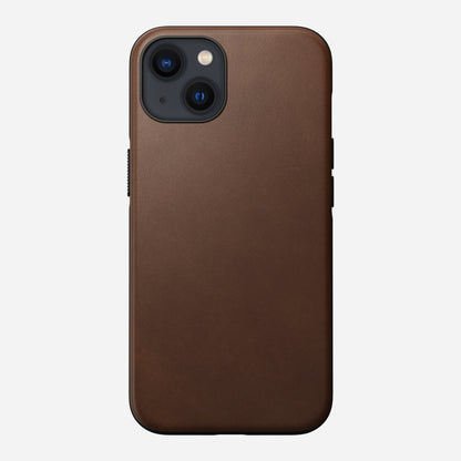 Nomad Modern Case en cuir pour iPhone 13 • Brun