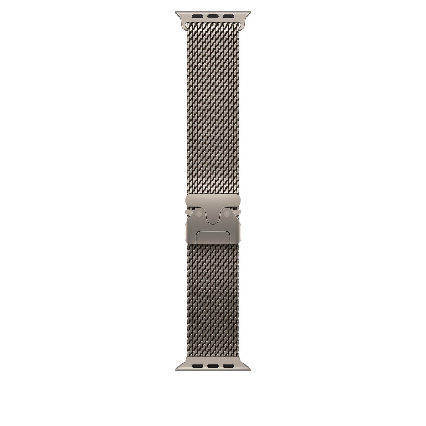 Bracelet Milanais Titane Naturel 46 mm • M
