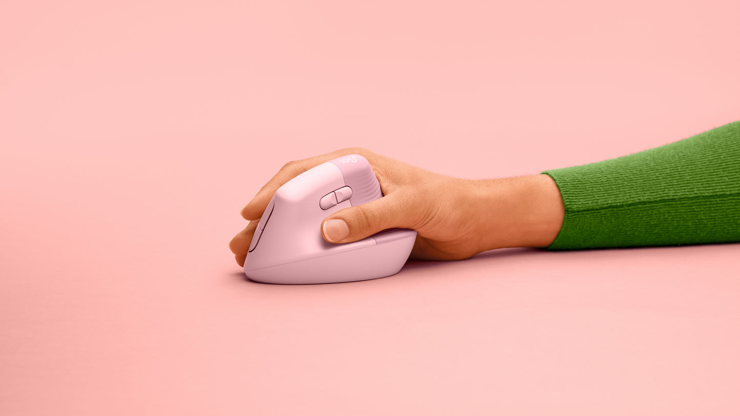 Logitech Lift RF sans fil + Bluetooth • Rose