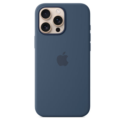 iPhone 16 Pro Max Coque en Silicone avec MagSafe • Denim
