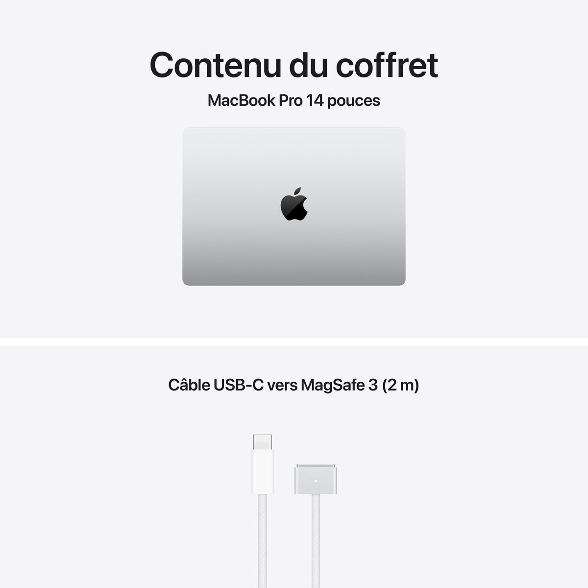 MacBook Pro 14 pouces: Puce Apple M5 Max avec CPU 18 cœurs et GPU 32 cœurs, 2 To SSD - Argent