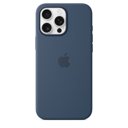 iPhone 16 Pro Max Coque en Silicone avec MagSafe • Denim