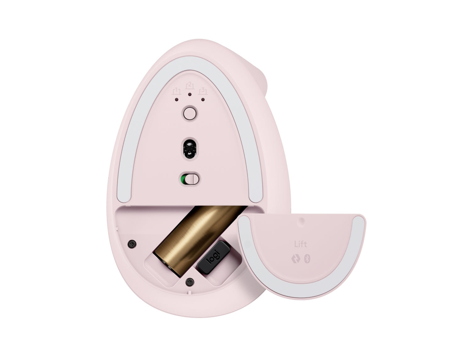 Logitech Lift RF sans fil + Bluetooth • Rose