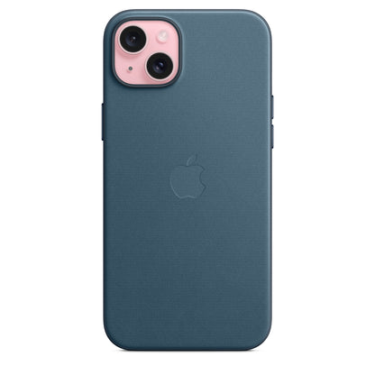 Apple Coque en tissage fin avec MagSafe pour iPhone 15 Plus • Bleu Pacifique