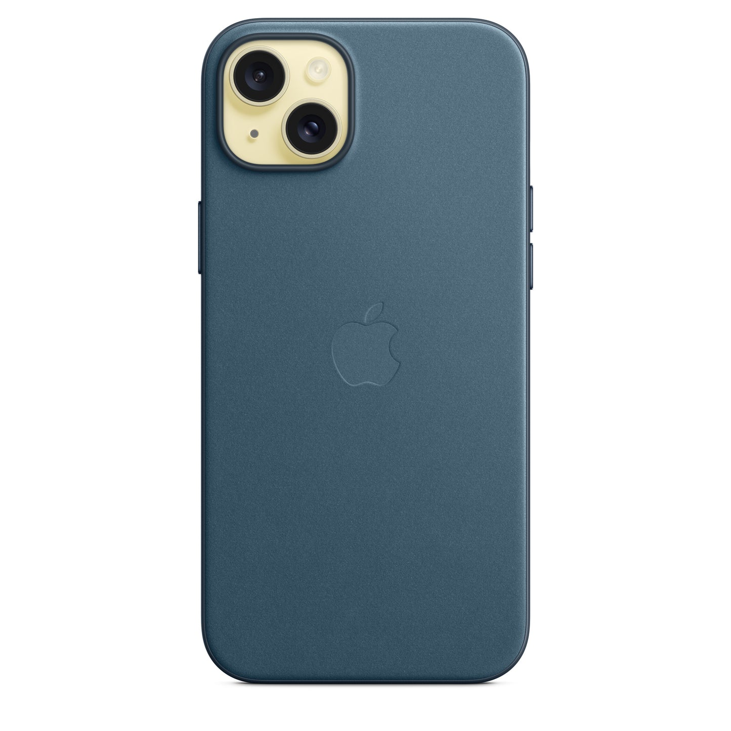 Apple Coque en tissage fin avec MagSafe pour iPhone 15 Plus • Bleu Pacifique