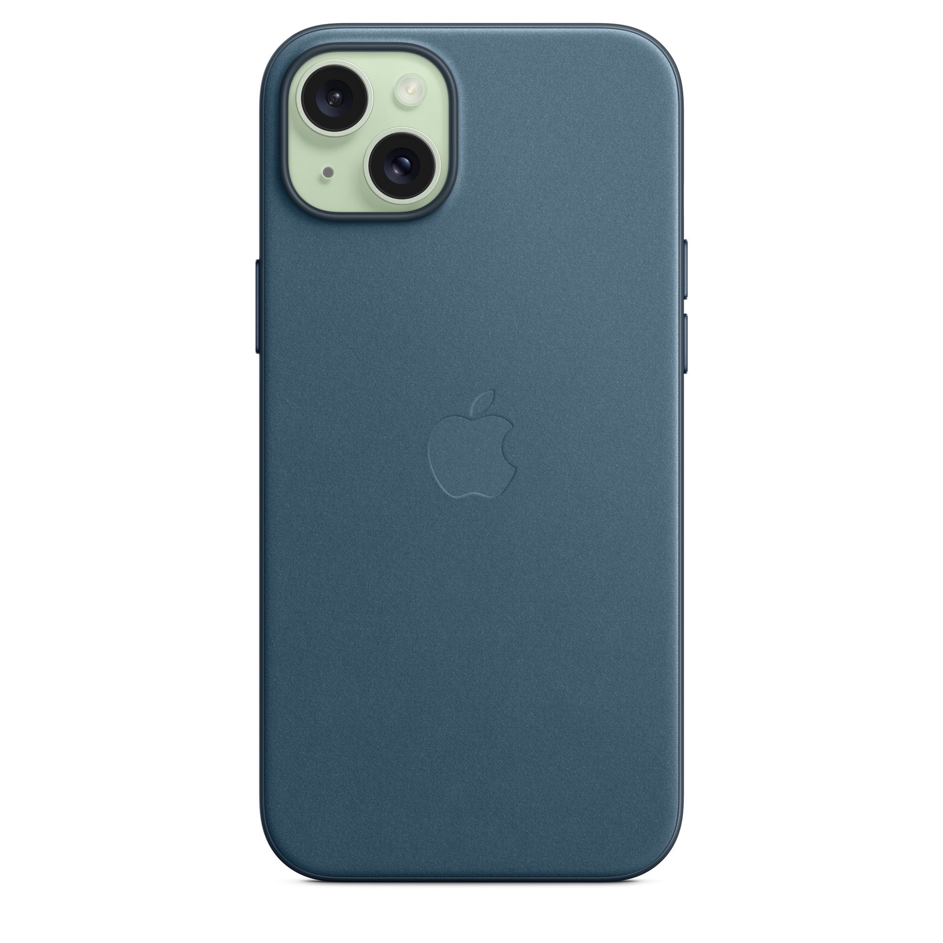 Apple Coque en tissage fin avec MagSafe pour iPhone 15 Plus • Bleu Pacifique