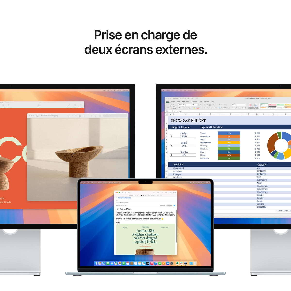 MacBook Air 15 pouces: Puce Apple M4 avec CPU 10 cœurs et GPU 10 cœurs, 512 Go SSD - Lumière stellaire
