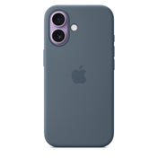 Coque en silicone avec MagSafe pour iPhone 17 - Bleu maritime