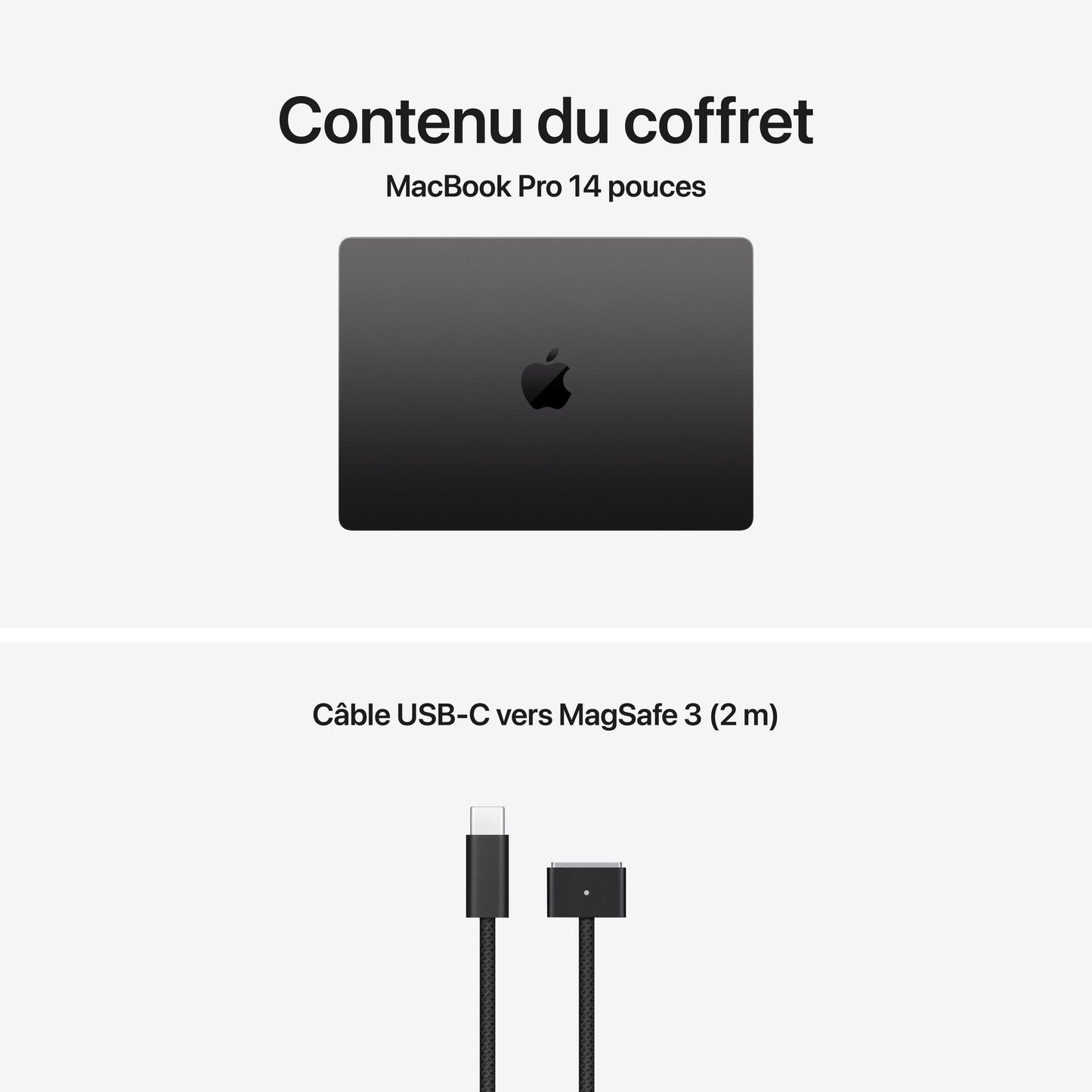 MacBook Pro 14 pouces: Puce Apple M5 Pro avec CPU 15 cœurs et GPU 16 cœurs, 2 To SSD - Noir sidéral