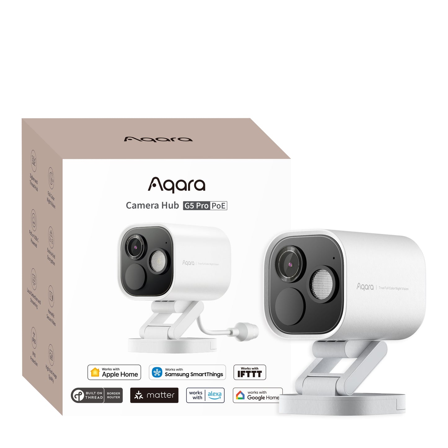 Aqara Camera Hub G5 Pro PoE • Blanc