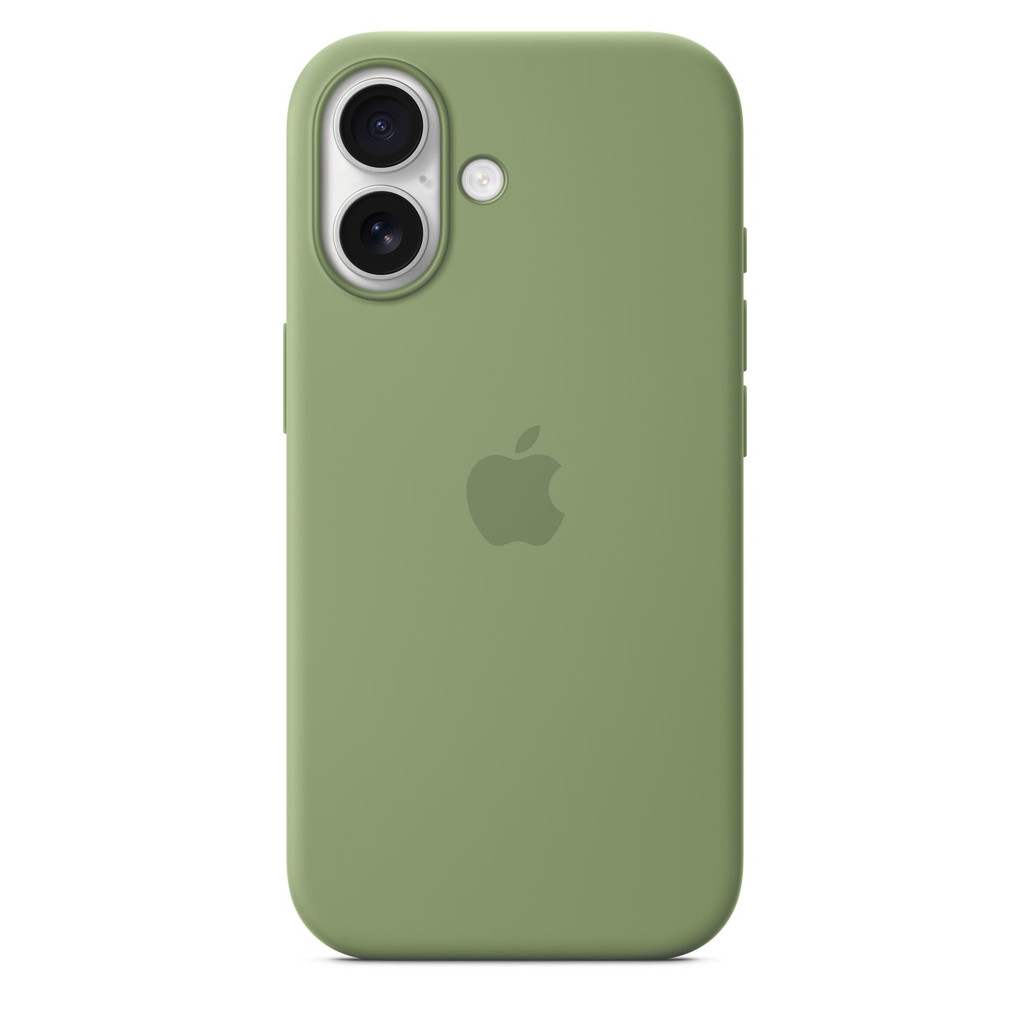 Coque en silicone avec MagSafe pour iPhone 17 - Vert ardoise
