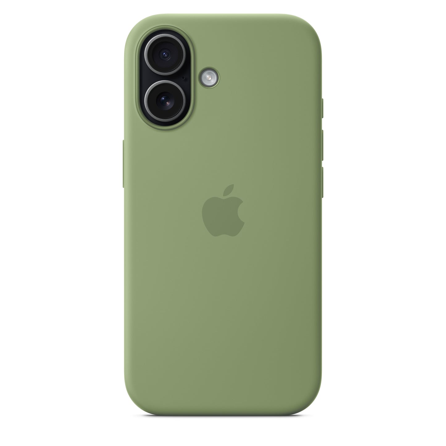 Coque en silicone avec MagSafe pour iPhone 17 - Vert ardoise