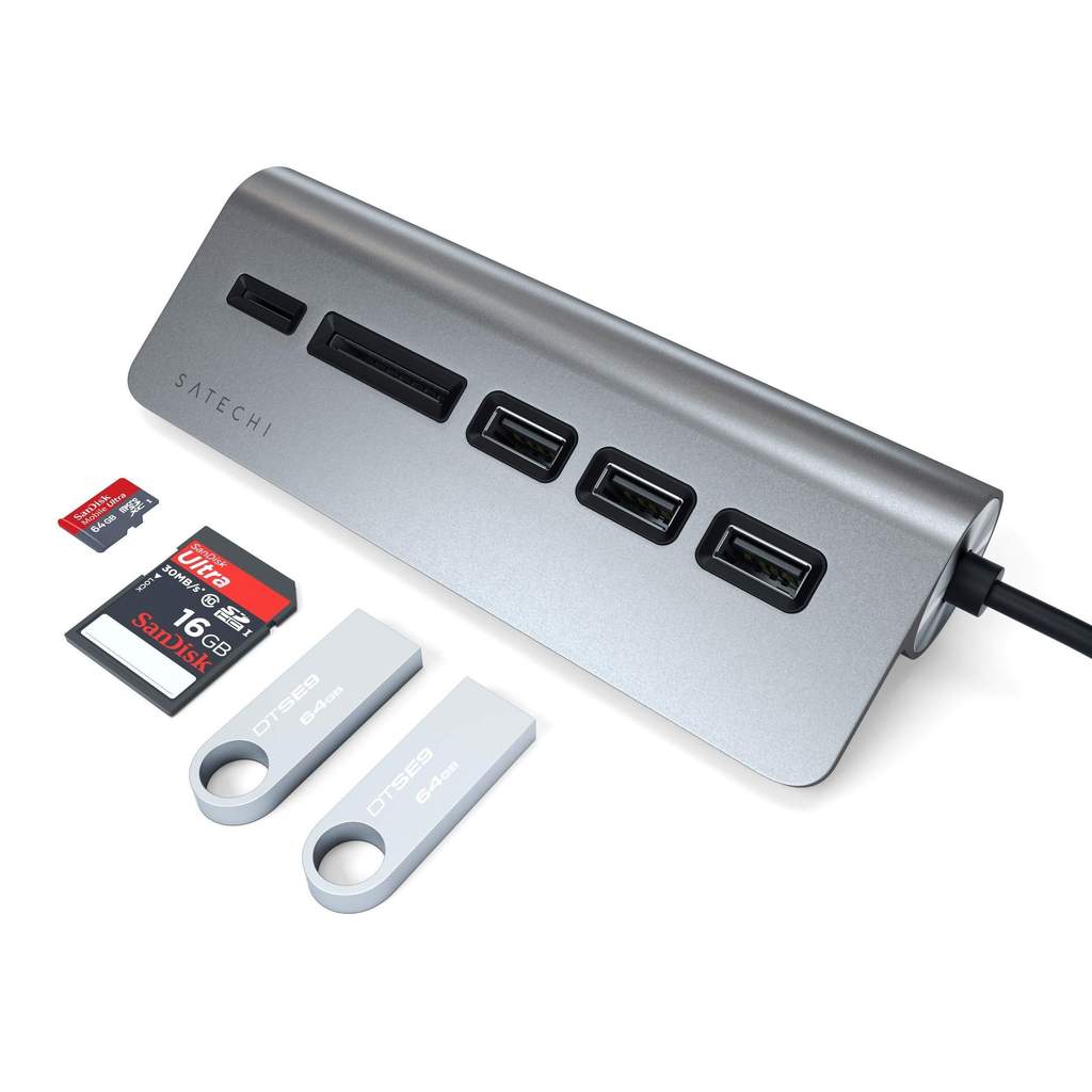 Satechi Combo Hub USB-C • Gris sidéral