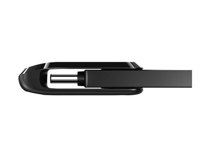 Sandisk Dual Drive • USB Type-C / USB Type-A • 128 Go • Noir