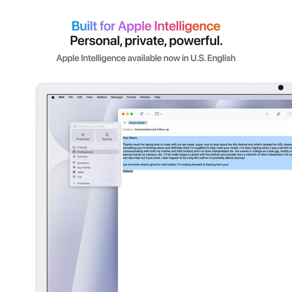 iMac 24" M4 8C/16GB/256GB/GPU8C • Français • Touch Num • Argent