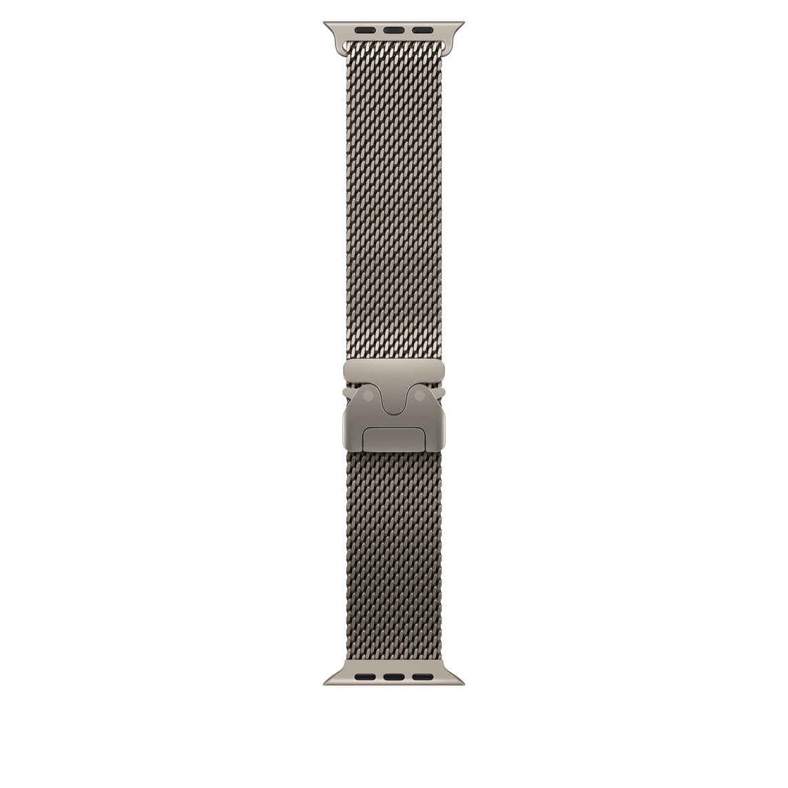 Bracelet Milanais Titane Naturel 46 mm • S