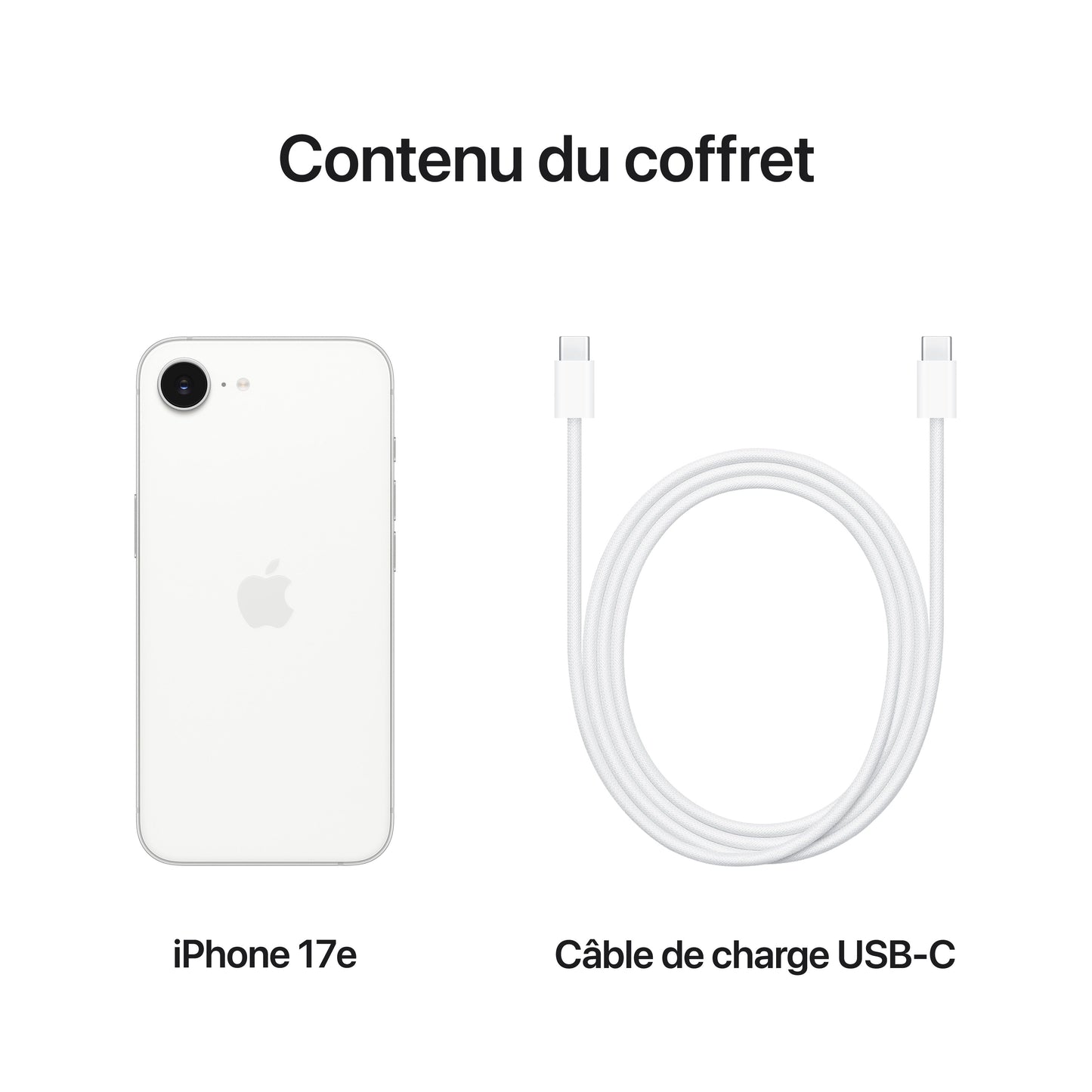 iPhone 17e 256 Go Blanc