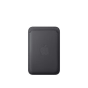 Porte‑cartes en tissage fin pour iPhone avec MagSafe – Noir