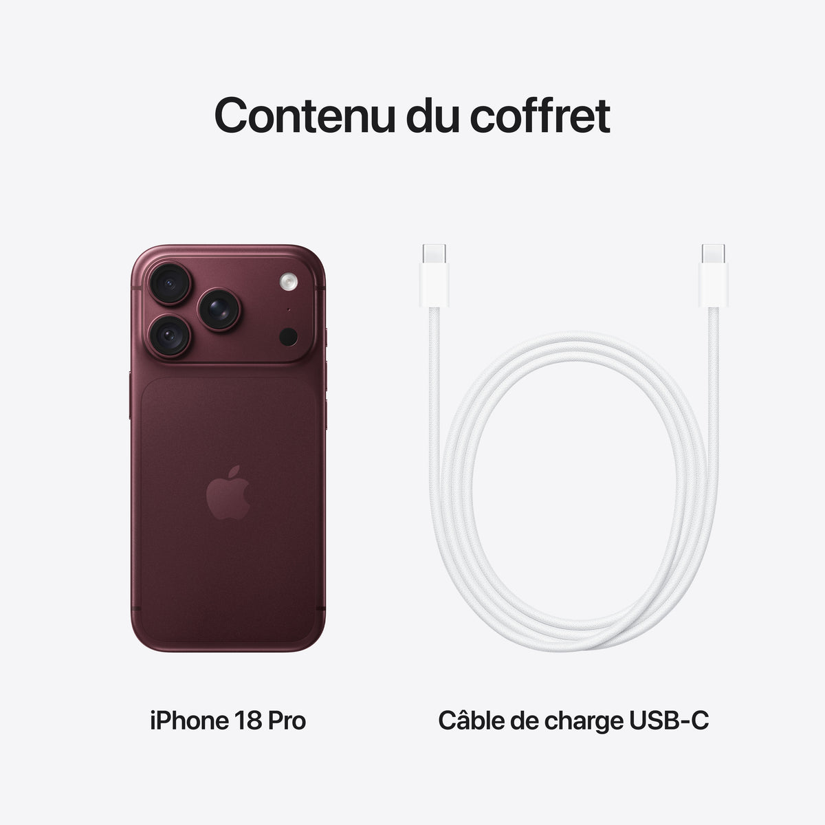 iPhone 18 Pro 2 To Bourgogne