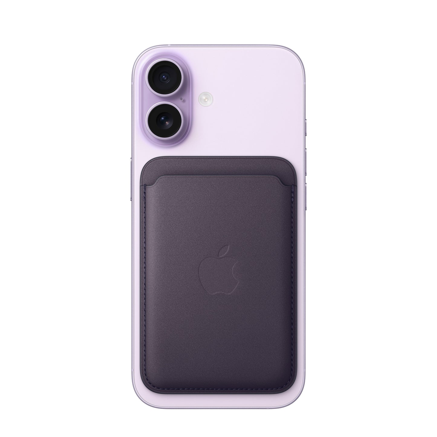 Porte‑cartes en tissage fin pour iPhone avec MagSafe – Noir