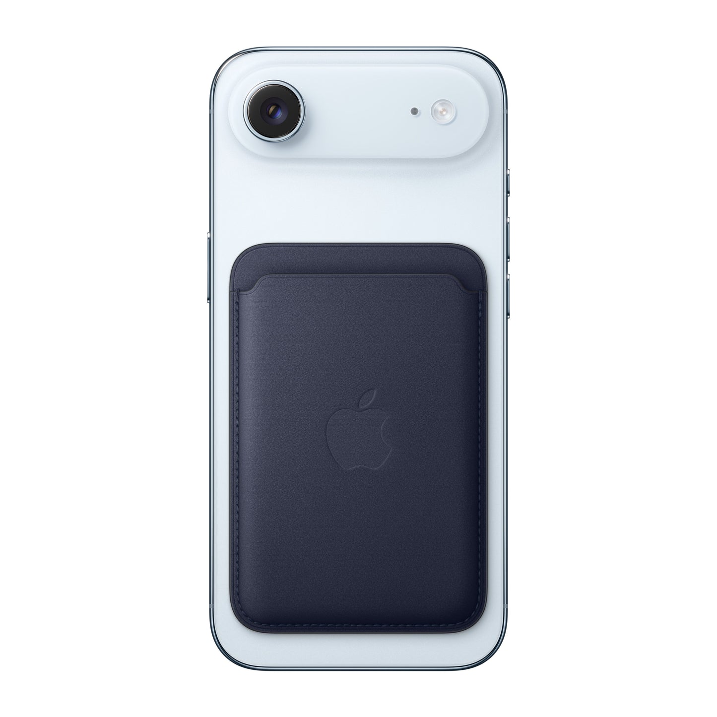Porte‑cartes en tissage fin pour iPhone avec MagSafe – Noir