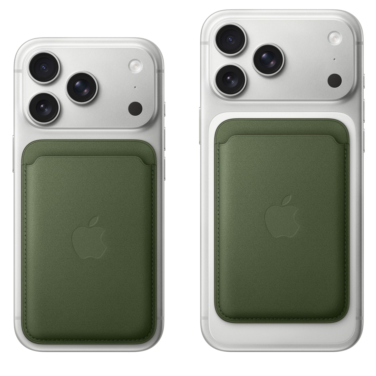 Porte‑cartes en tissage fin pour iPhone avec MagSafe – Noir