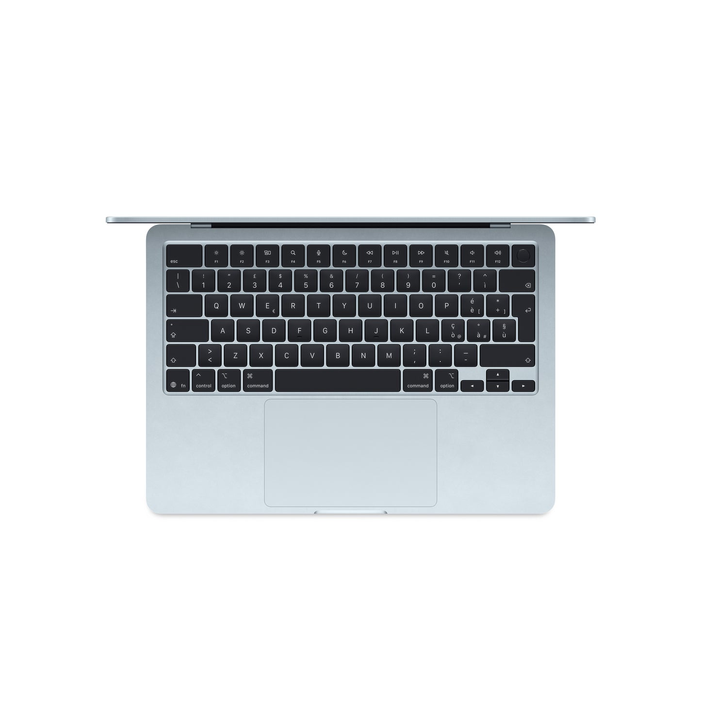 MacBook Air 13" M4 10C/16GB/256GB/GPU8C • Suisse-Français • Bleu Ciel