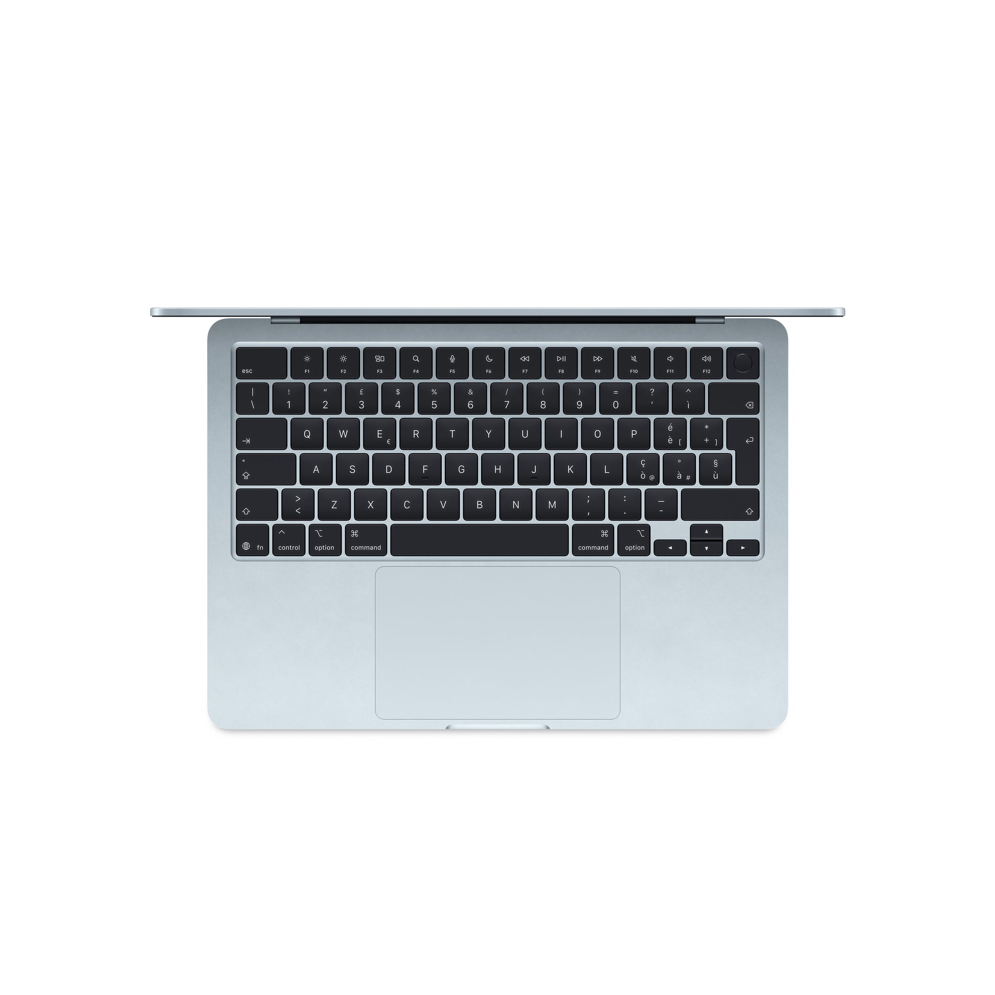 MacBook Air 13" M4 10C/16GB/256GB/GPU8C • Suisse-Français • Bleu Ciel