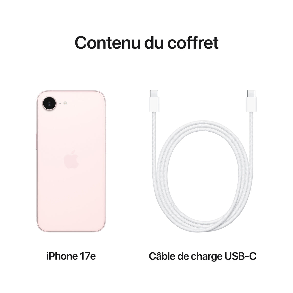 iPhone 17e 256 Go Rose poudré