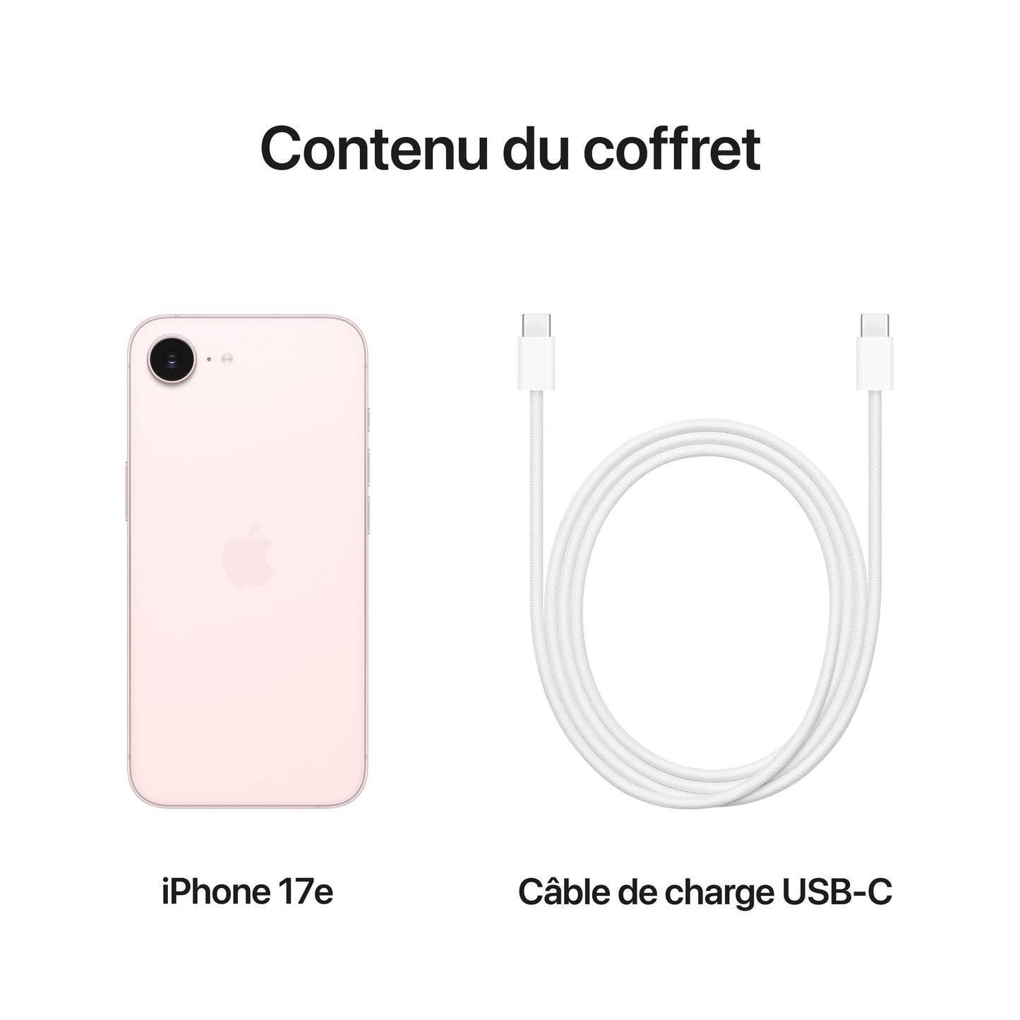iPhone 17e 256 Go Rose poudré