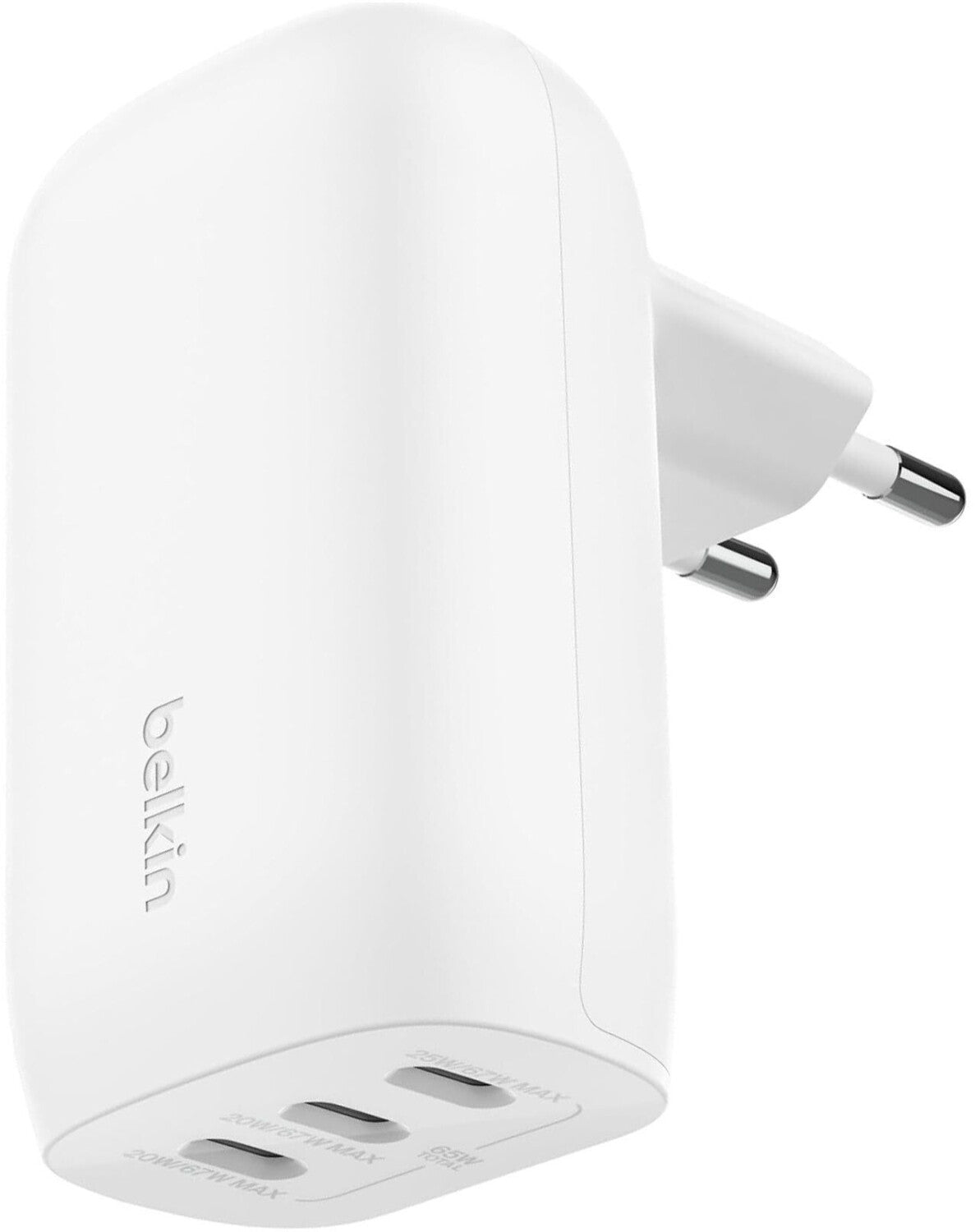 Belkin BoostCharge Chargeur Mural 3 x USB-C • 67W