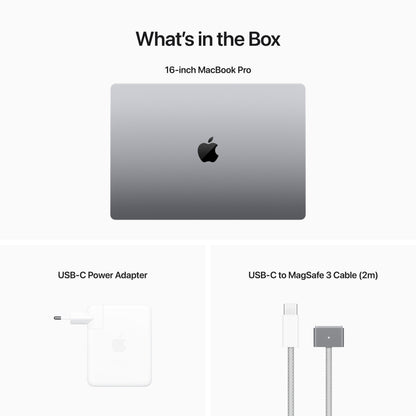 MacBook Pro 16" M2Pro 12C/16GB/512GBSSD/GPU 19C • Français • Gris Sidéral