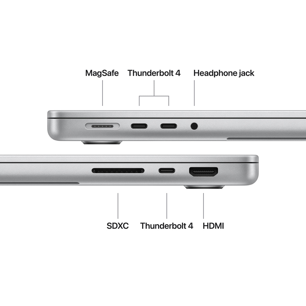 MacBook Pro 14" M5 10C/24GB/2TB/GPU10C • Suisse-Français • Argent