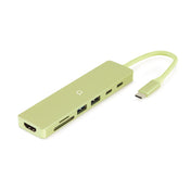 Lineheart • Stream Hub USB-C 7-en-1 pour MacBook Neo • Citrus