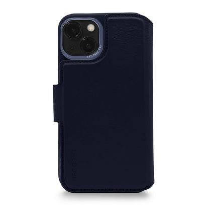Decoded • Etui Portefeuille amovible pour iPhone 14 Plus • Bleu Marine