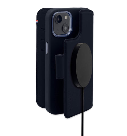 Decoded • Etui Portefeuille amovible pour iPhone 14 Plus • Bleu Marine