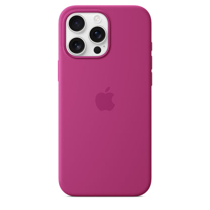 iPhone 16 Pro Max Coque en Silicone avec MagSafe • Fuchsia