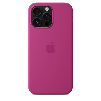iPhone 16 Pro Max Coque en Silicone avec MagSafe • Fuchsia