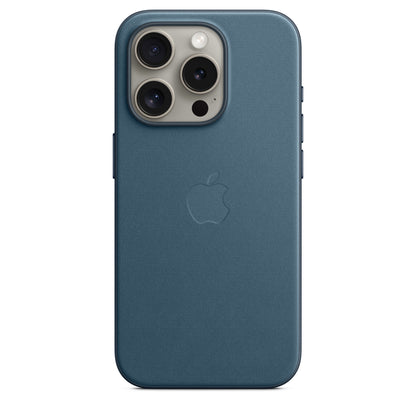 Apple Coque en tissage fin avec MagSafe pour iPhone 15 Pro • Bleu Pacifique