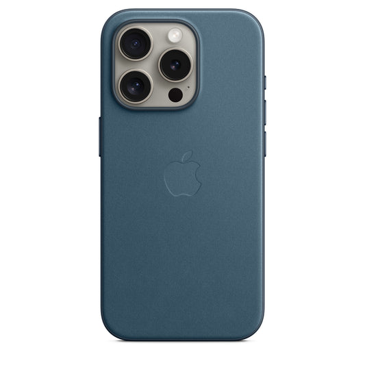 Apple Coque en tissage fin avec MagSafe pour iPhone 15 Pro • Bleu Pacifique