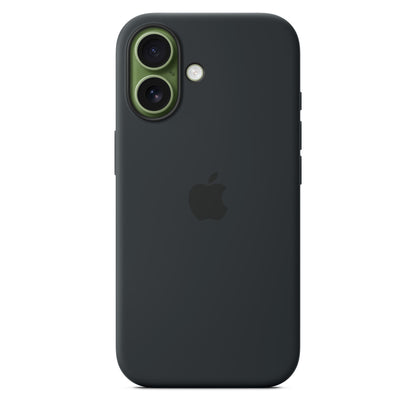 Coque en silicone avec MagSafe pour iPhone 17 - Noir