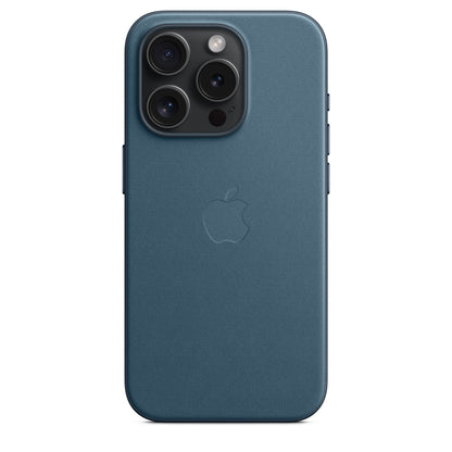 Apple Coque en tissage fin avec MagSafe pour iPhone 15 Pro • Bleu Pacifique