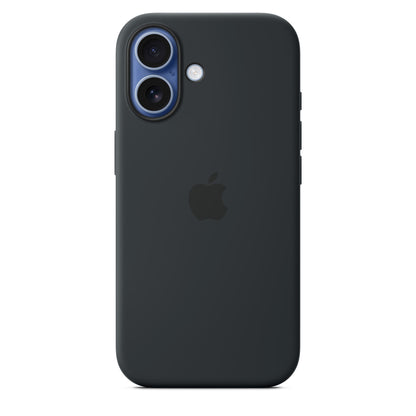 Coque en silicone avec MagSafe pour iPhone 17 - Noir