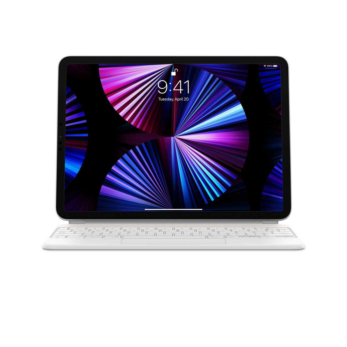 iPad Air 11" M2 • Magic Keyboard • Suisse-Français • Blanc