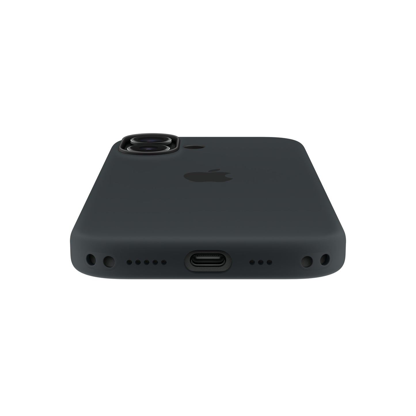 Coque en silicone avec MagSafe pour iPhone 17 - Noir