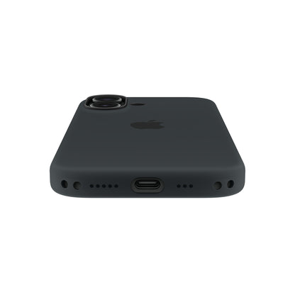 Coque en silicone avec MagSafe pour iPhone 17 - Noir