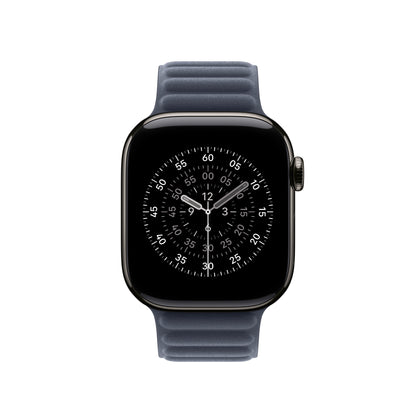 Apple • Bracelet à maillons magnétique Marine 42 mm - S/M