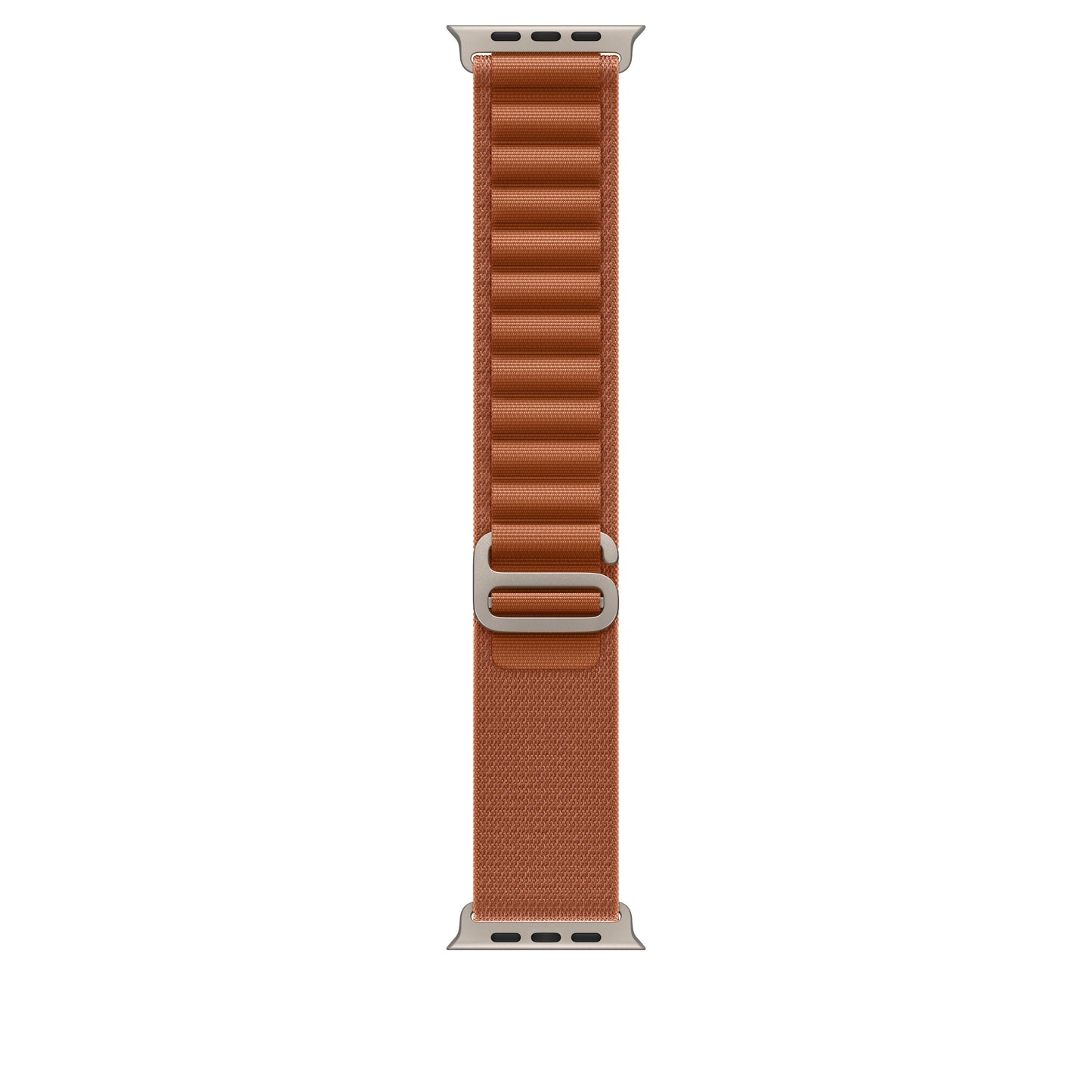 Boucle Alpine terracotta 49 mm - Medium - Finition titane naturel