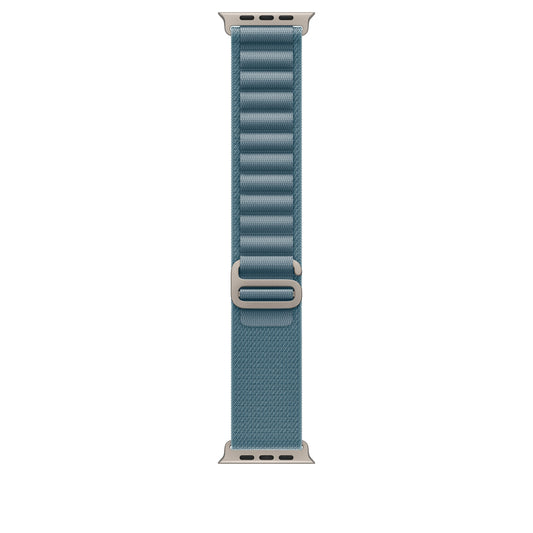 Boucle Alpine bleu clair 49 mm - Medium - Finition titane naturel